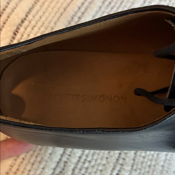 Beckett Simonon Valencia Wholecuts in Black Leather. Men’s 10D. - Picture 3 of 9